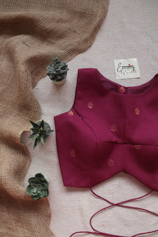 Rosy Spark Navya Blouse - Eternity by Sakshi