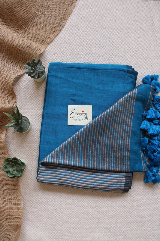 Peacock Blue Ramya Saree - Eternity by Sakshi