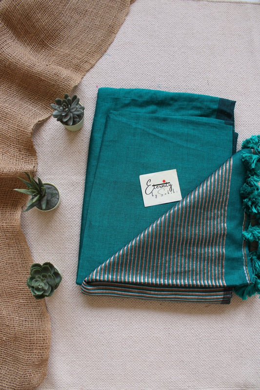 Cyan Ramya Saree - Eternity by Sakshi