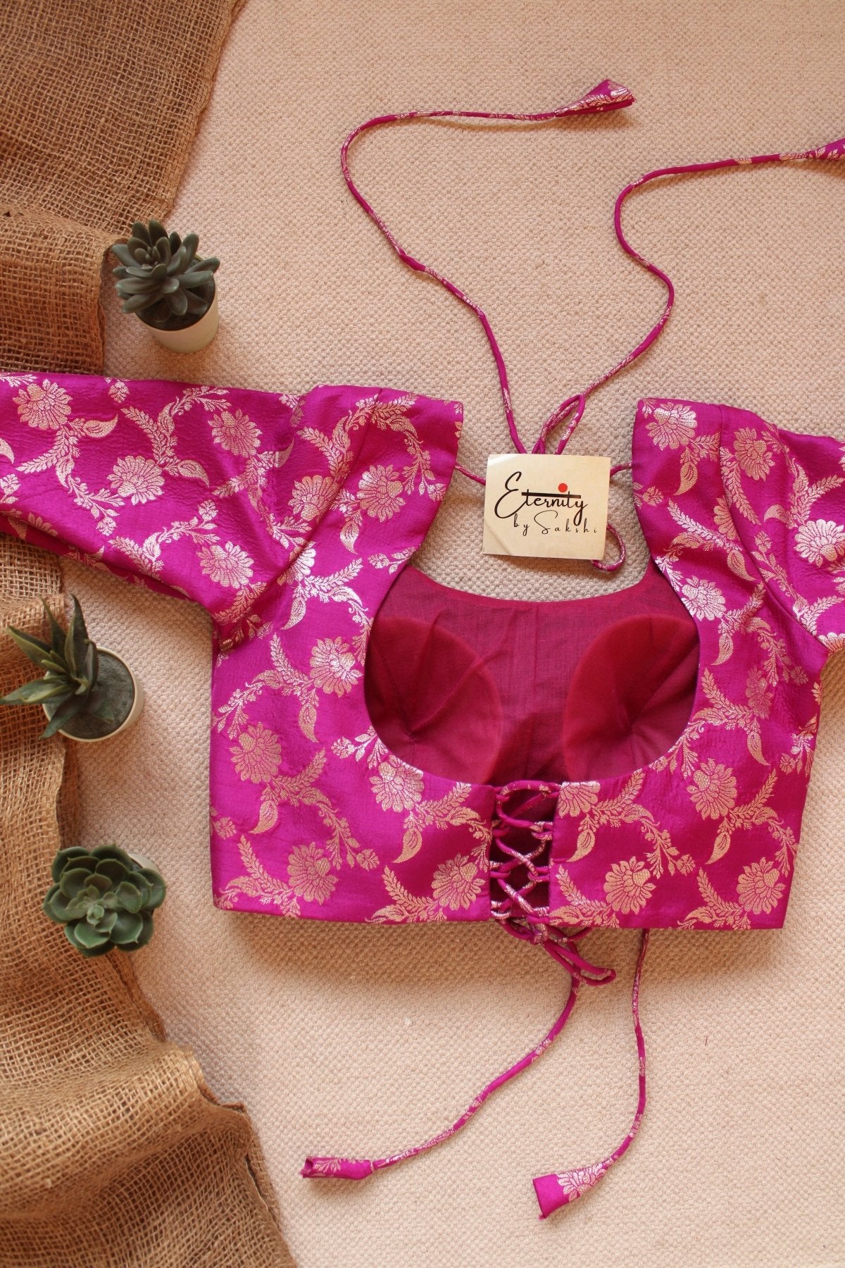 Pink Malang blouse - Eternity by Sakshi