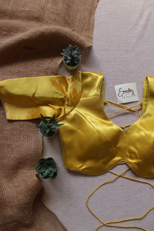 Heer Sunehri Backless Blouse - Eternity by Sakshi