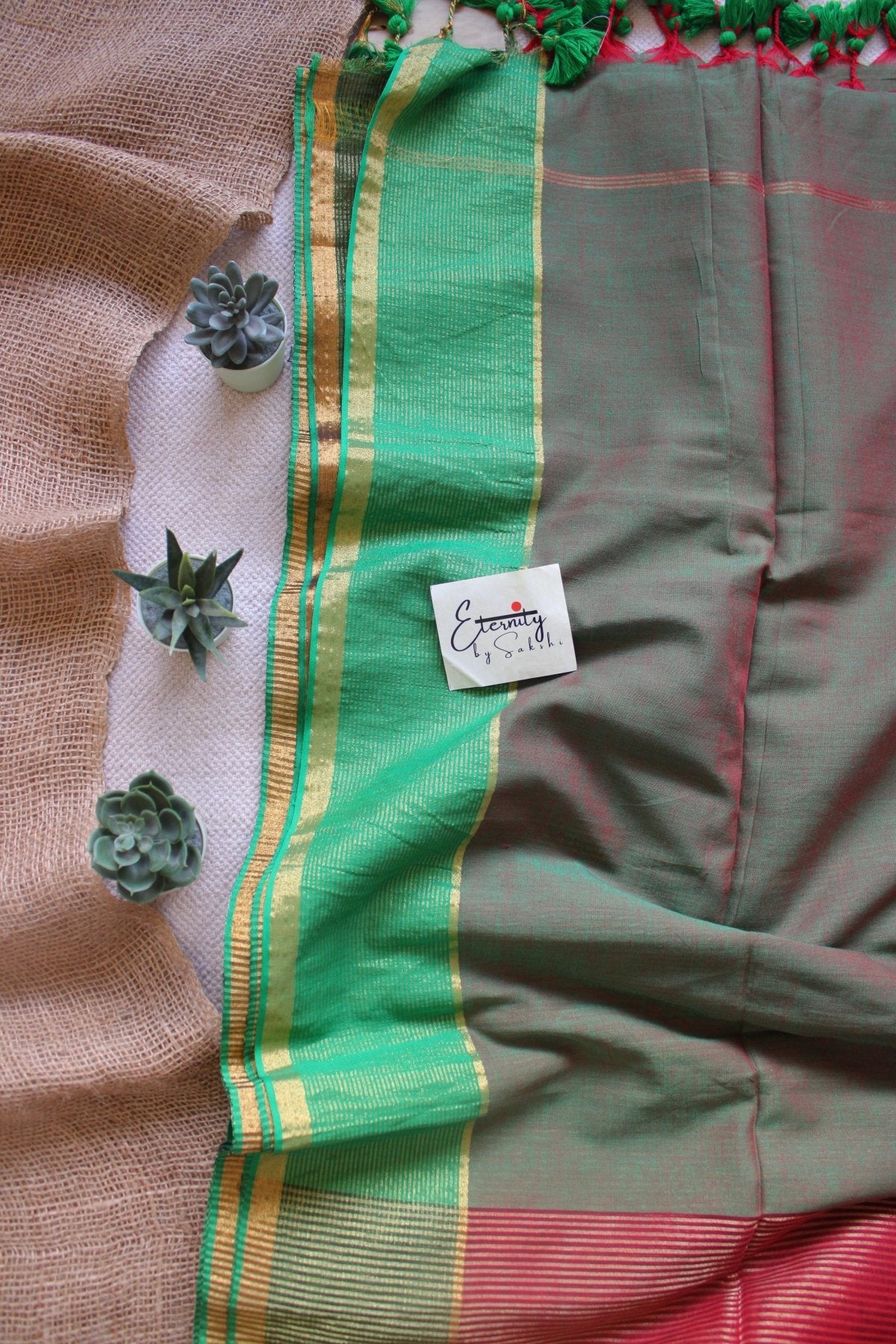 Multicolor Stripe Saree - Eternity by Sakshi