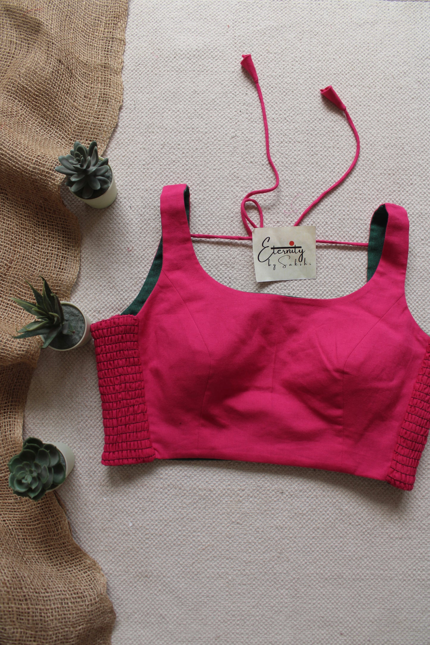 Emerald Grace Paltu Stretchable Blouse