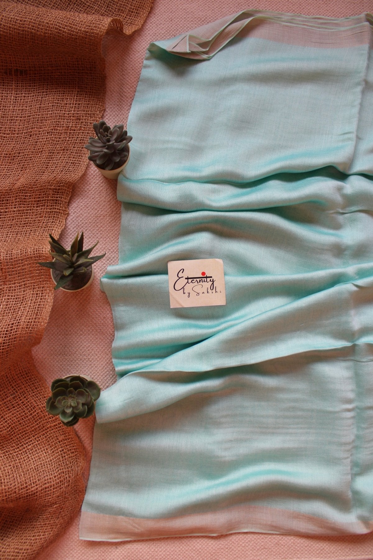 Aqua Raga Resham Saree - Eternity by Sakshi