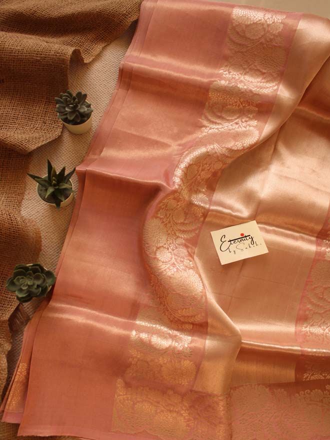 Handwoven Tissue Banarasi Saree - Eternity by Sakshi