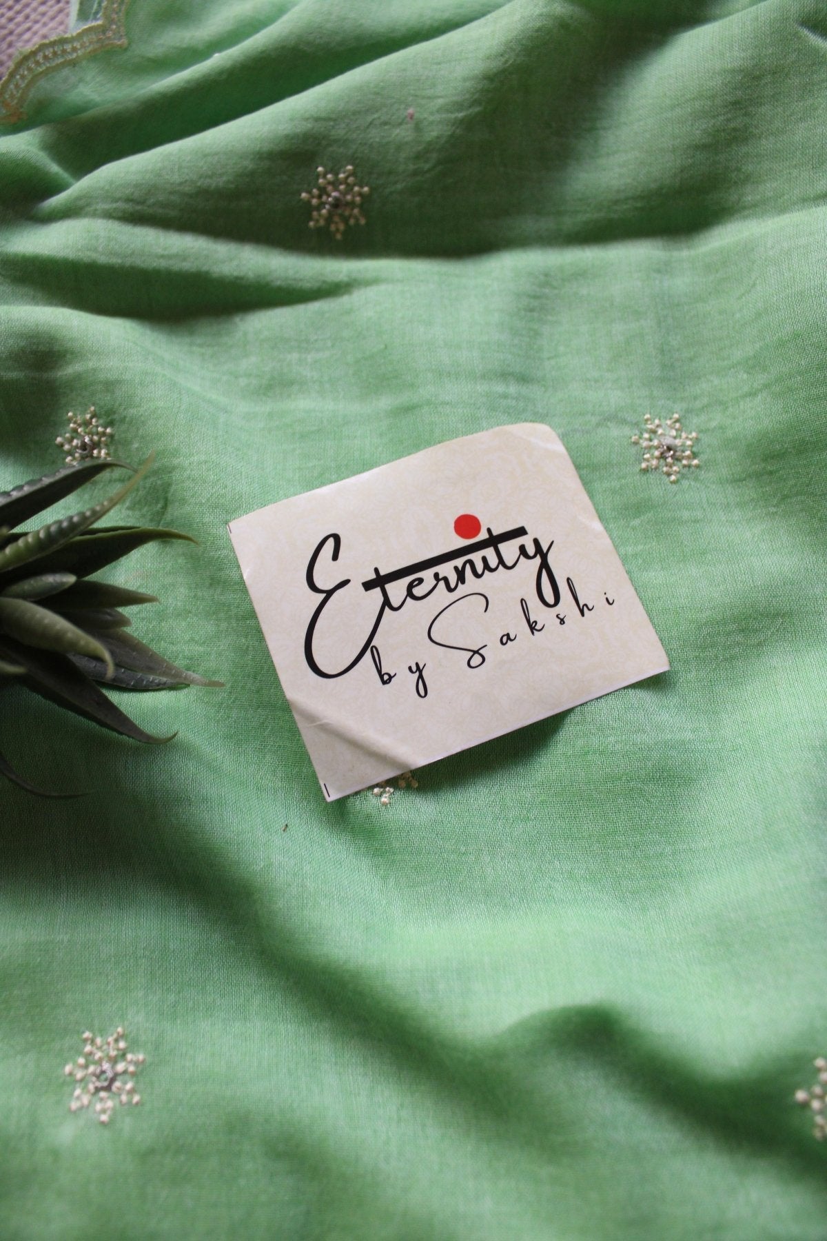 Grace - Machine work Saree - Eternity by Sakshi