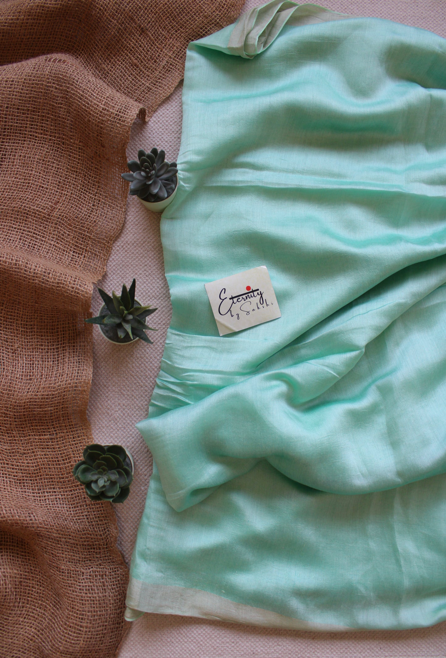 Mint Glow - Raga Resham Saree