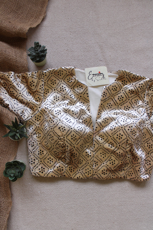 Vanilla Velvet Blouse