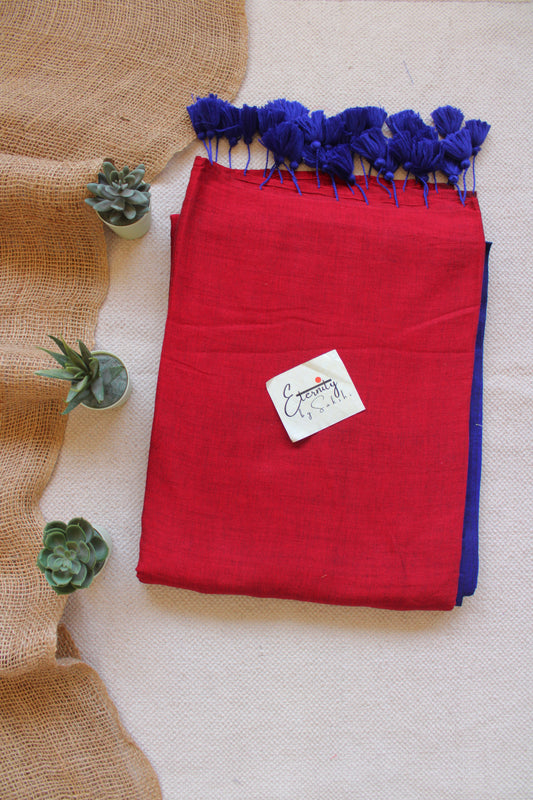 Crimson Neel Office saree