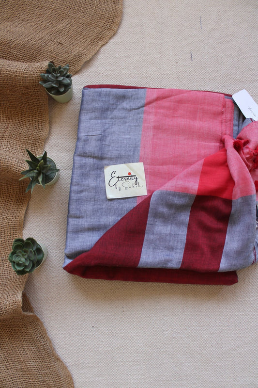 Maroon Madhumita Saree - Eternity by Sakshi