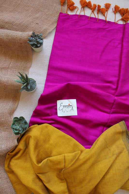 Mustard Office Saree - Eternity by Sakshi