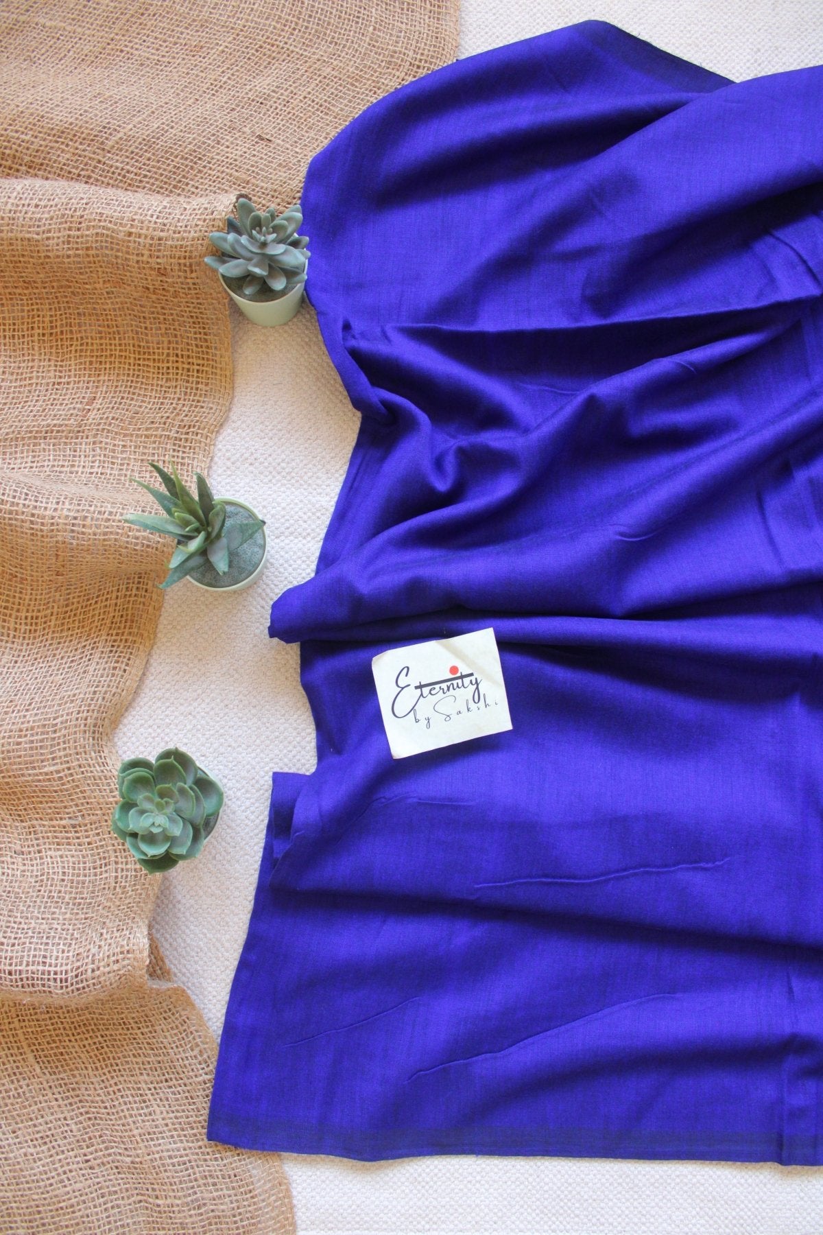 Crimson Neel Office saree - Eternity by Sakshi