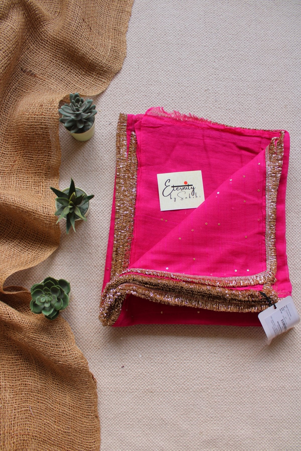 Pink Gulbahar Saree - Eternity by Sakshi