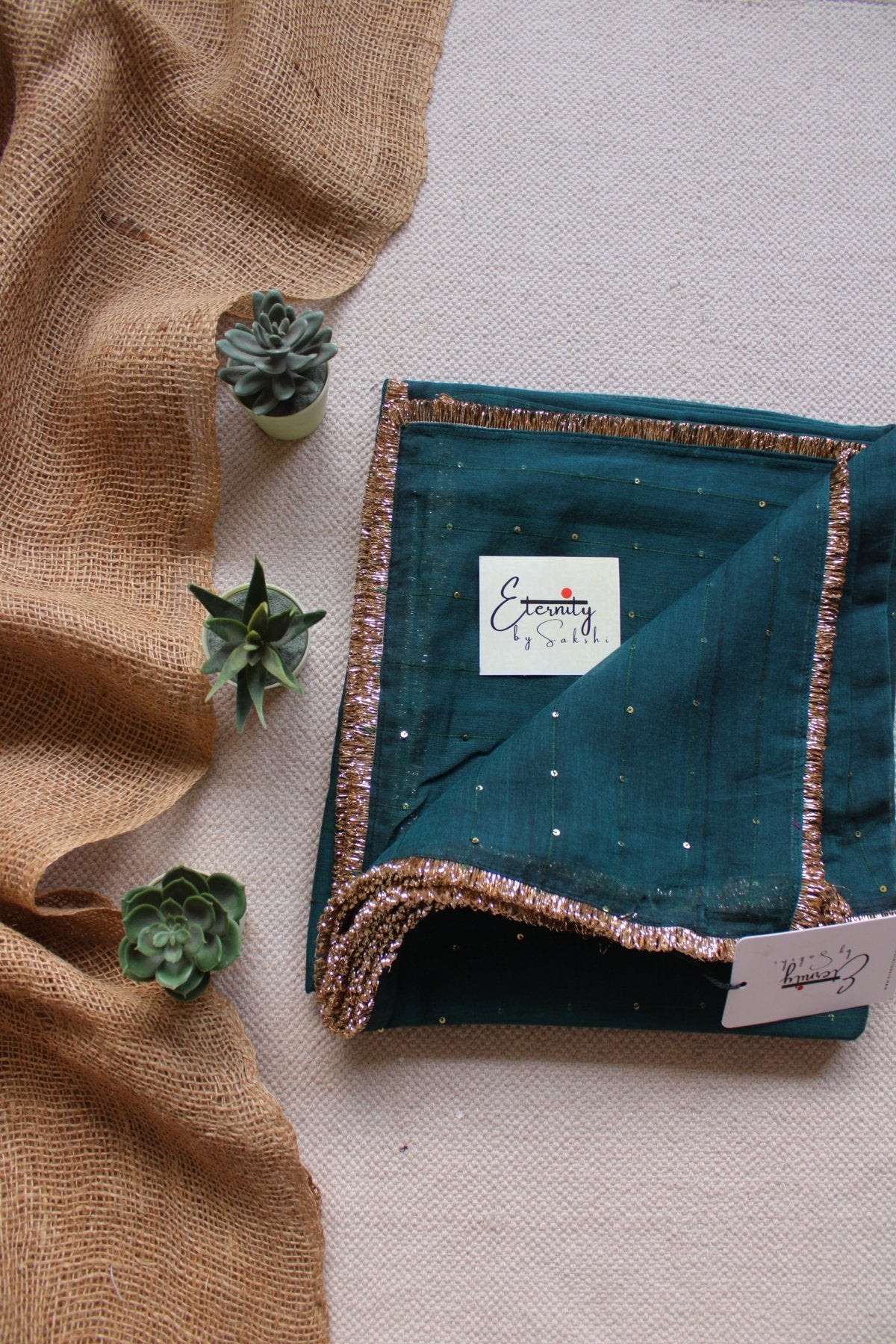 Peacock Gulbahar Saree - Eternity by Sakshi