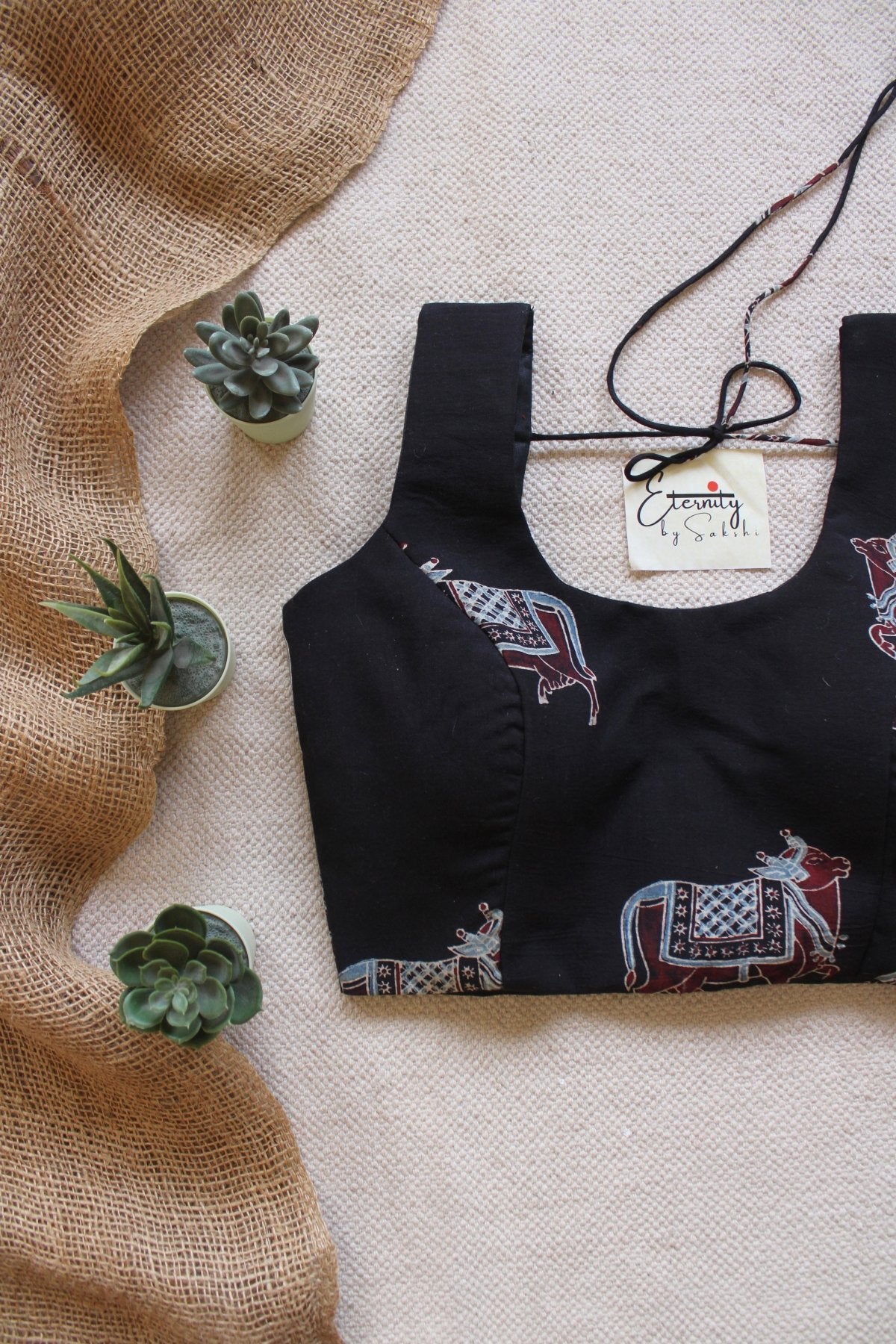 Black - Folk limited Edition Noorie Blouse - Eternity by Sakshi