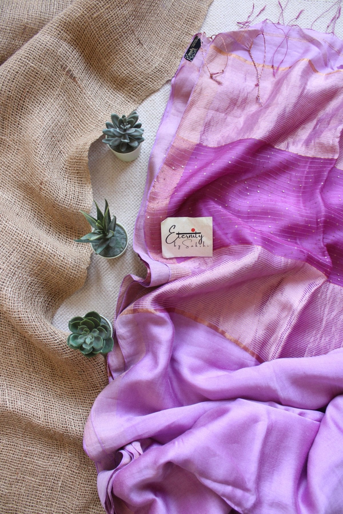 Purple Raga Resham Saree - Eternity by Sakshi