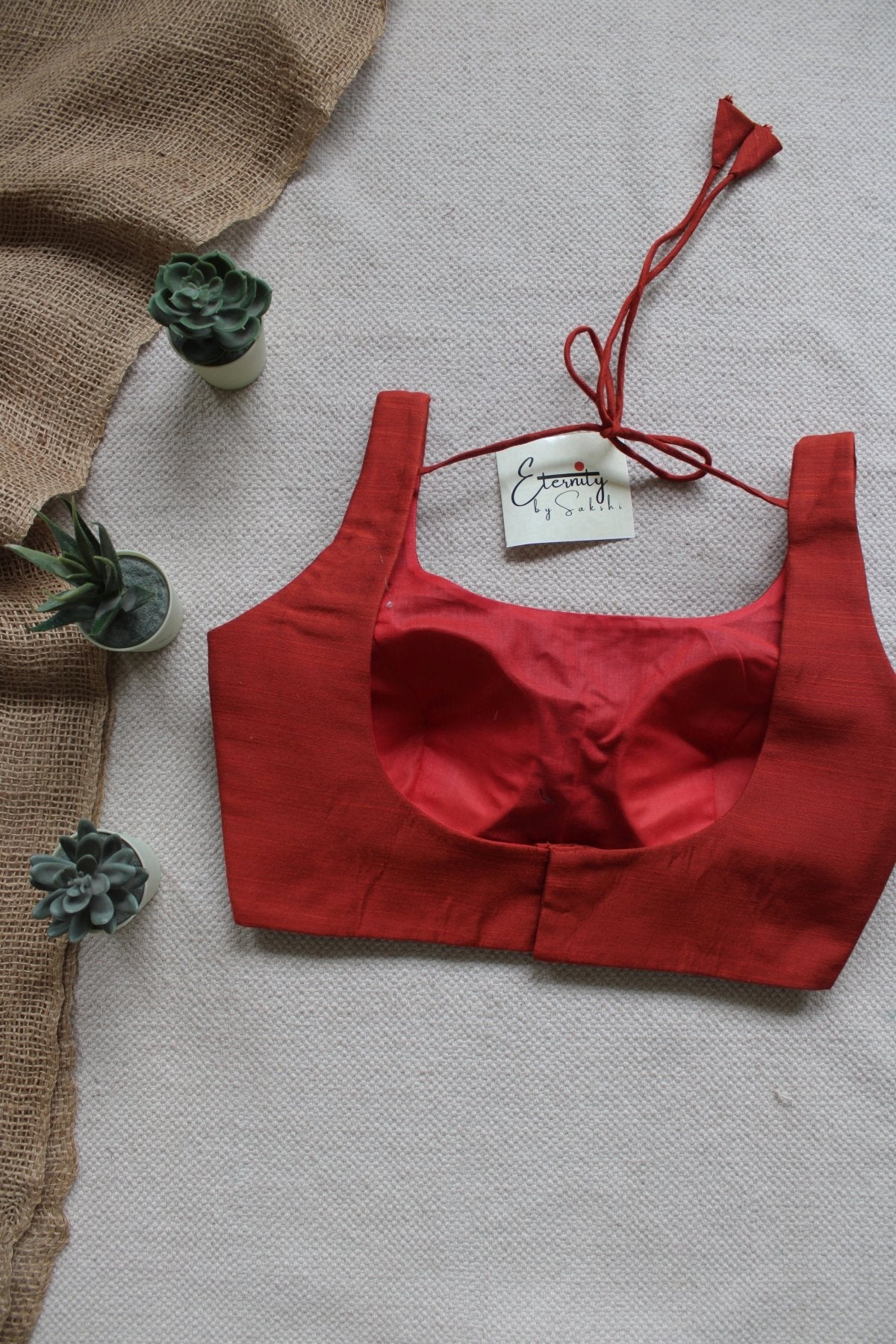 Rust Noorie Blouse - Eternity by Sakshi