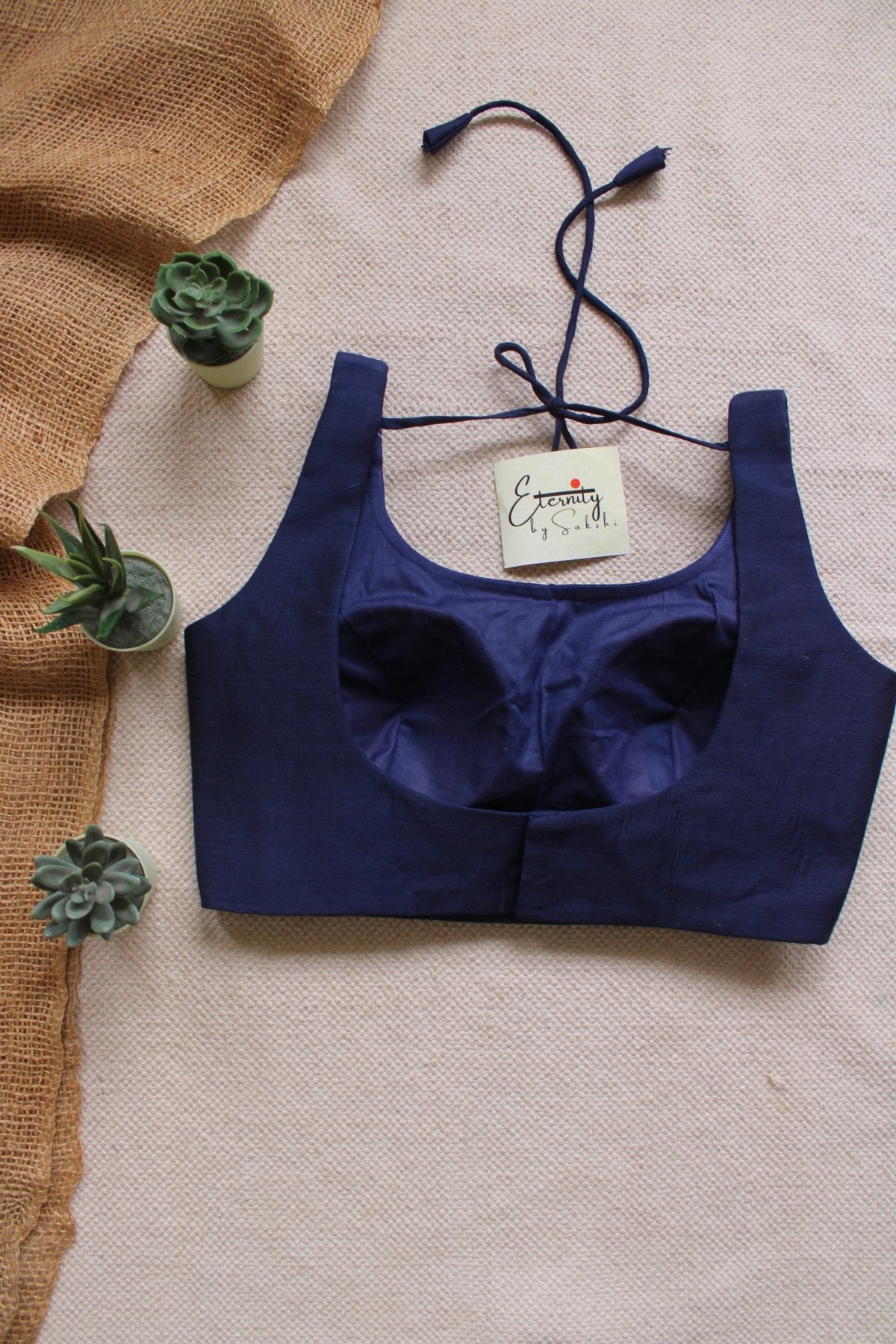 Navy Blue Noorie Blouse - Eternity by Sakshi