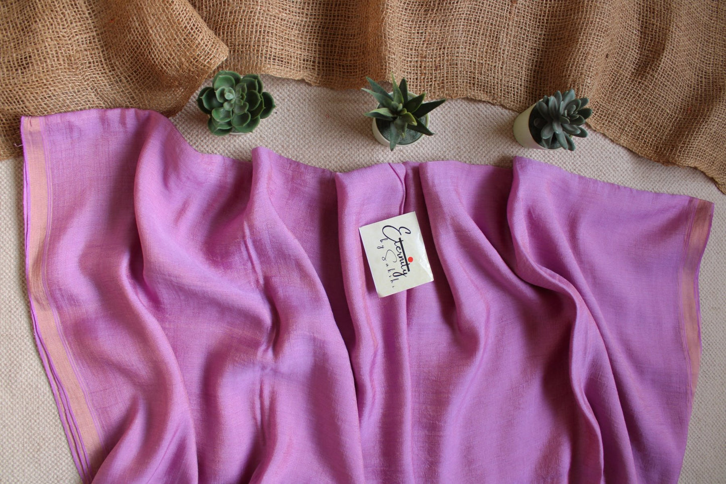 Lilac resham saree - Eternity by Sakshi