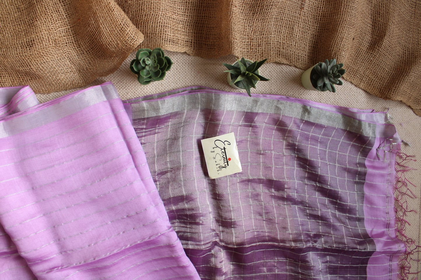 Purple Resham Saree - Eternity by Sakshi
