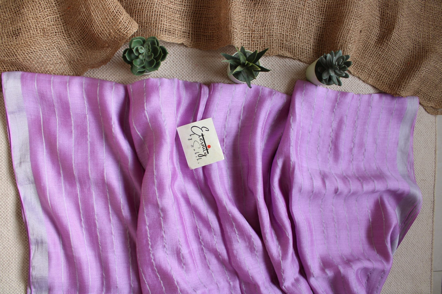 Purple Resham Saree - Eternity by Sakshi