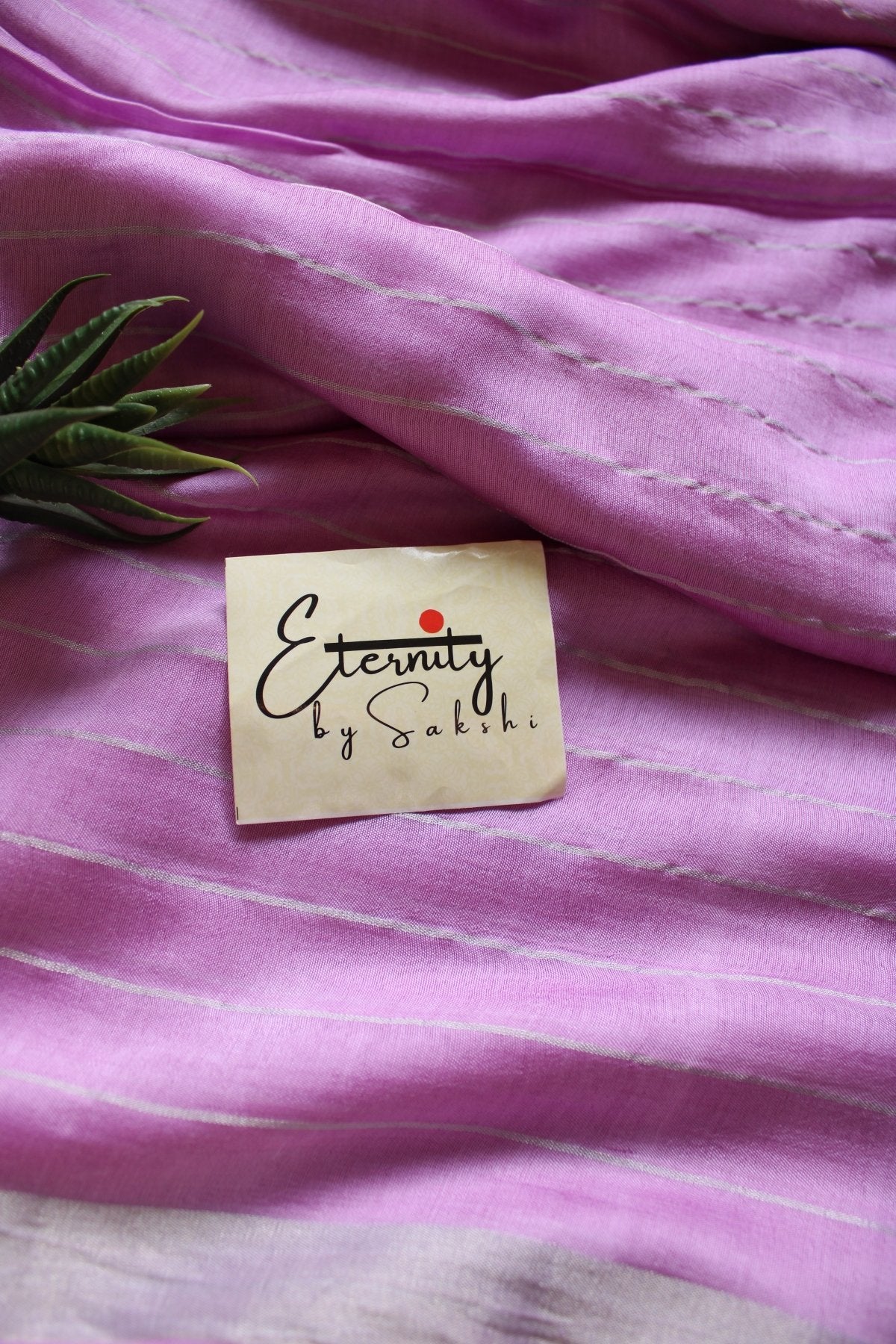 Purple Resham Saree - Eternity by Sakshi