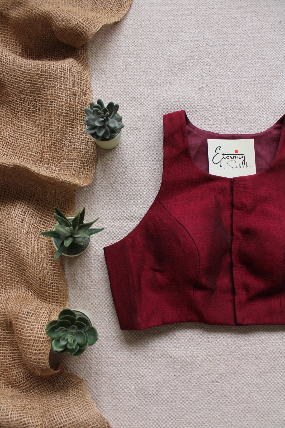 Gulmohar Coke Nooriya Blouse - Eternity by Sakshi