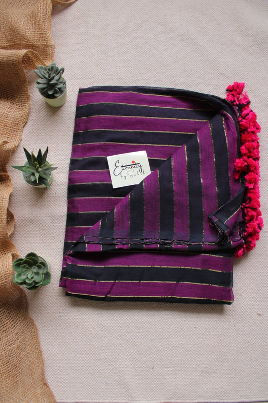 Purple Silsila Saree - Eternity by Sakshi