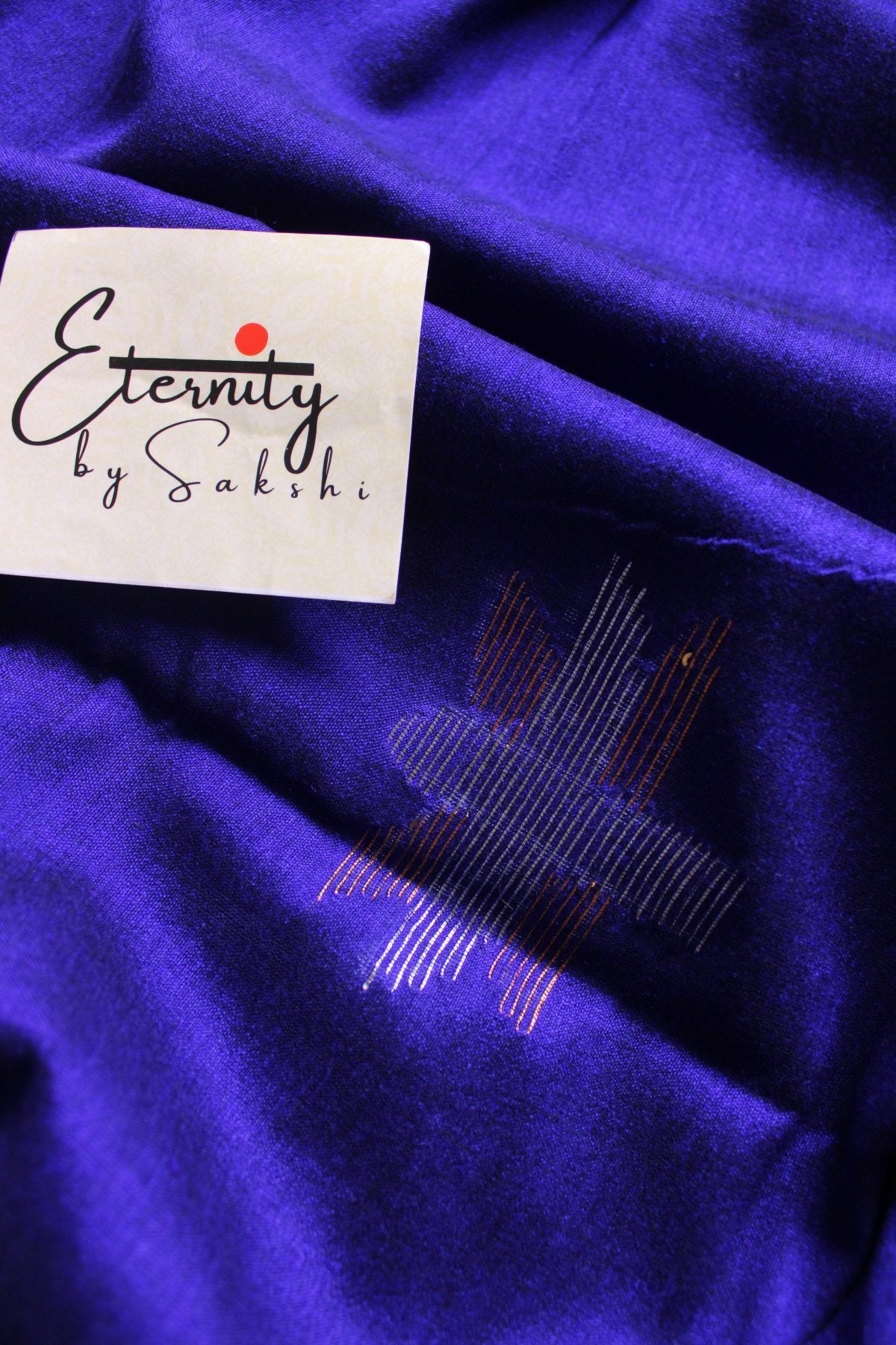 Blue Lotus Saree - Eternity by Sakshi