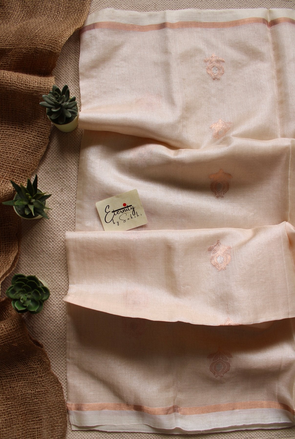Suvarna Tussar Silk Saree - Eternity by Sakshi