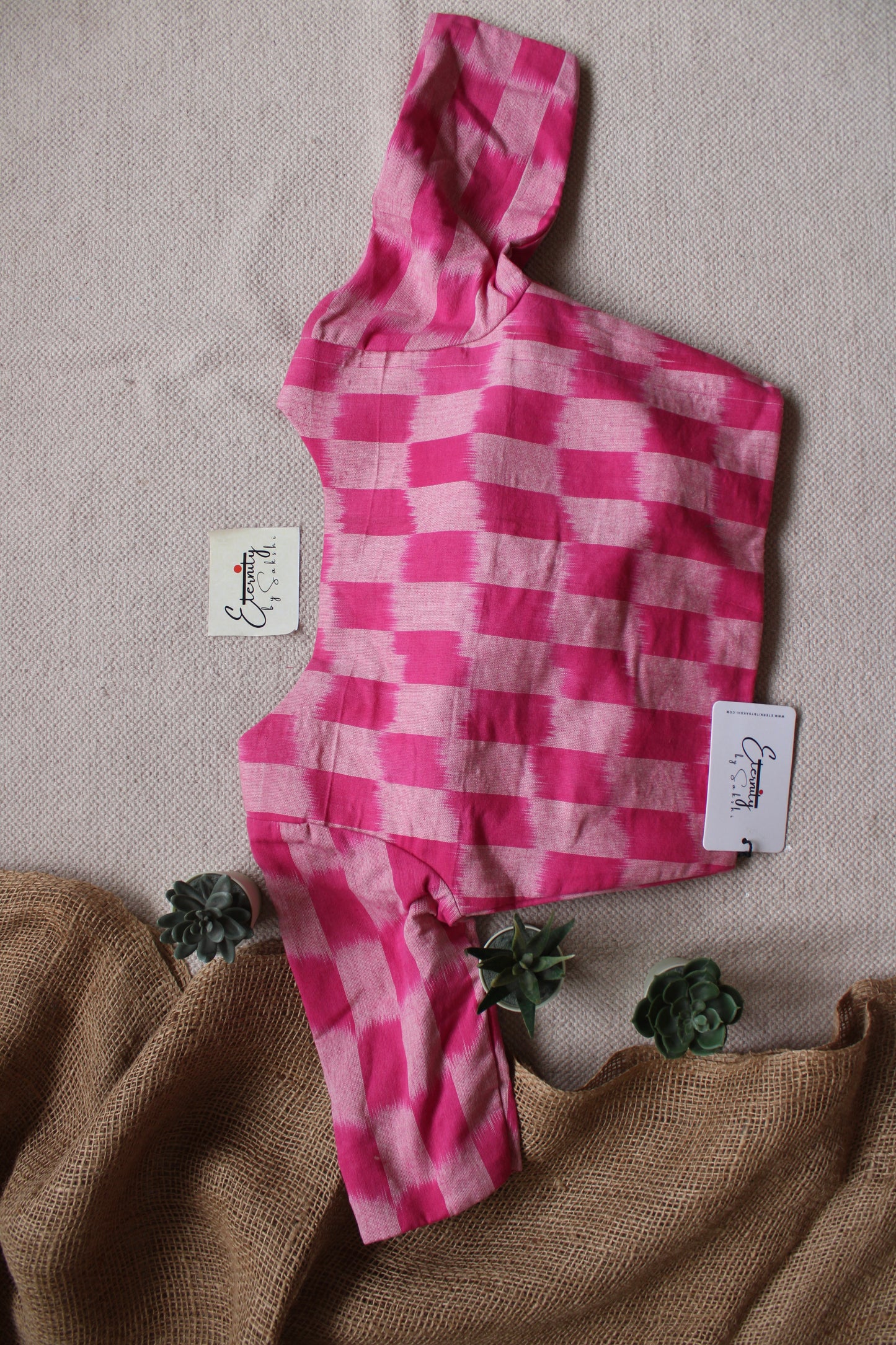 Pink Ikat Garage Blouse