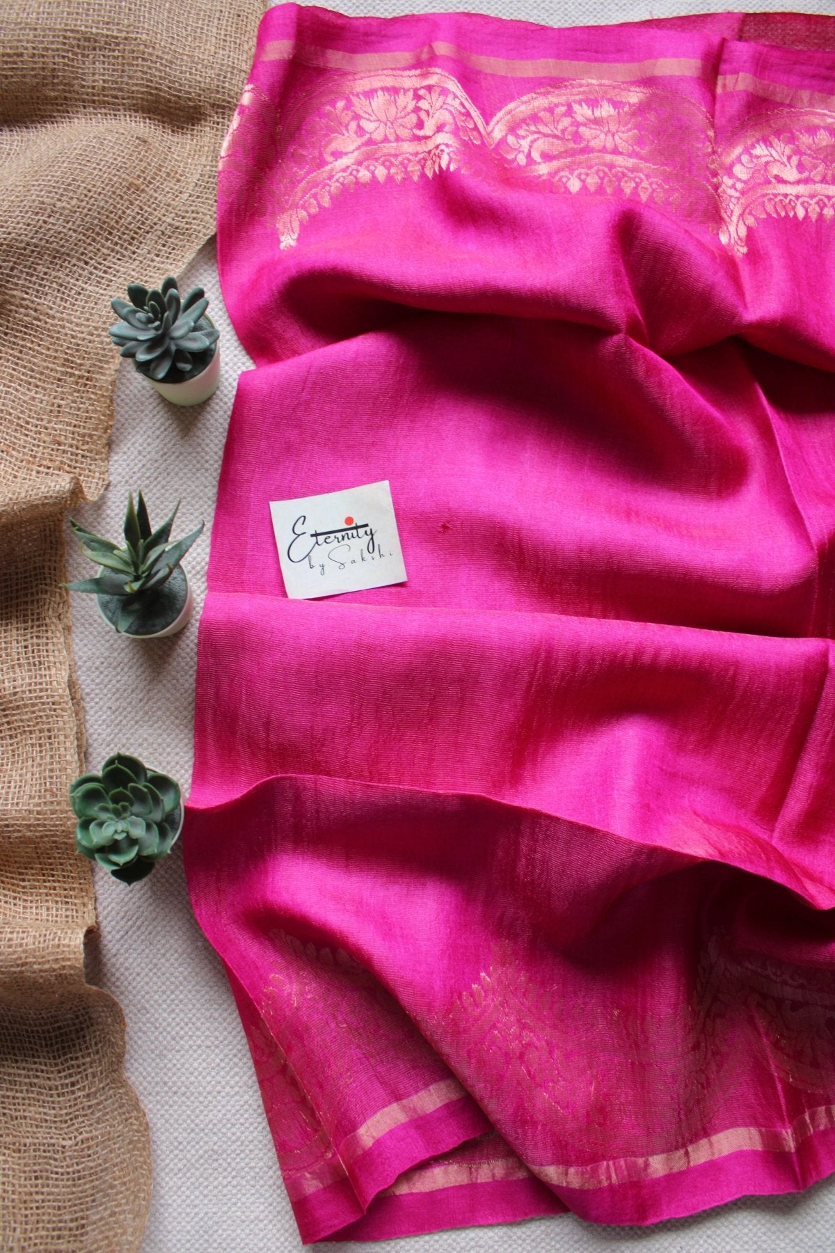 Gulaabi Nazakat Saree - Eternity by Sakshi