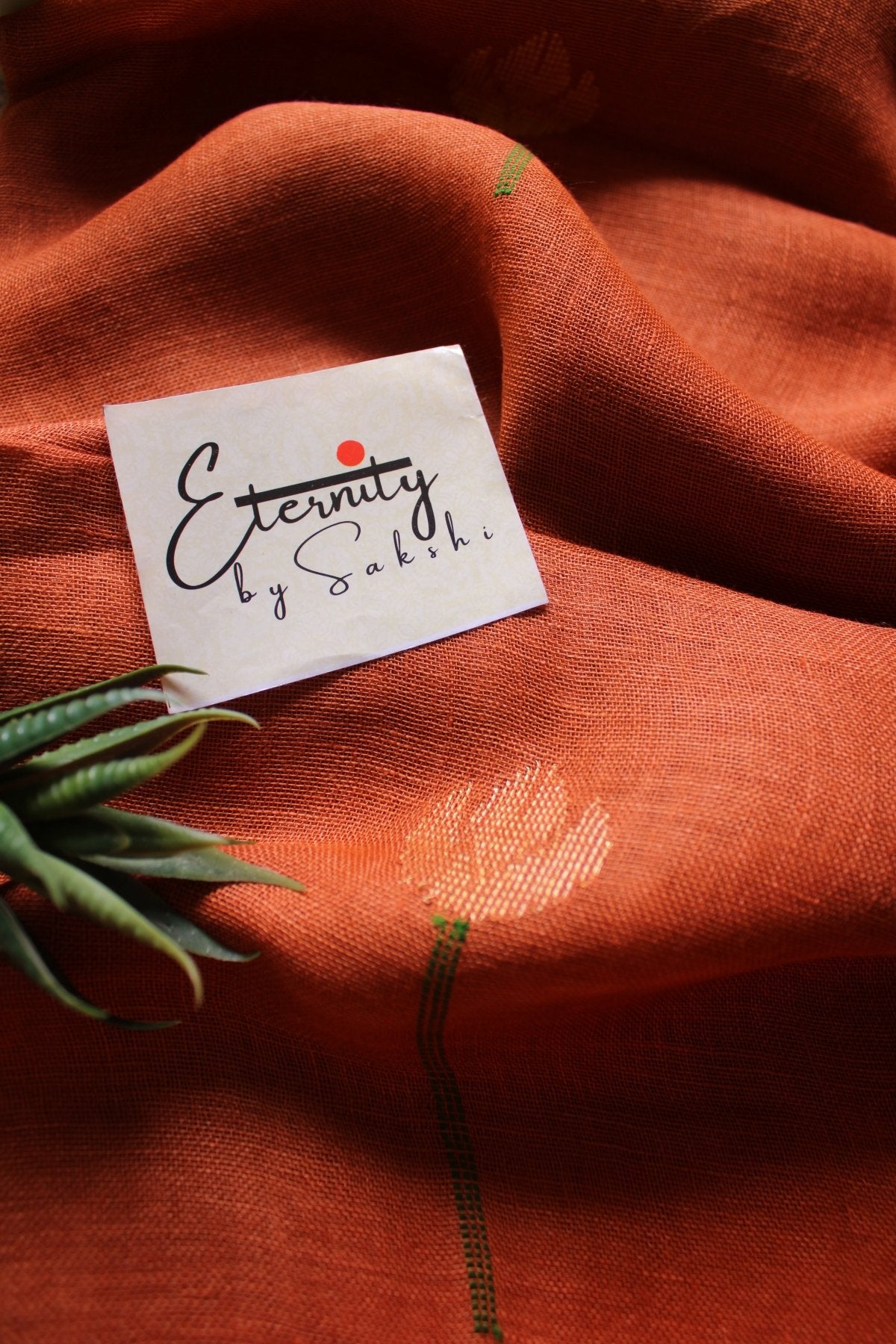 Rust Pankhuri Saree - Eternity by Sakshi