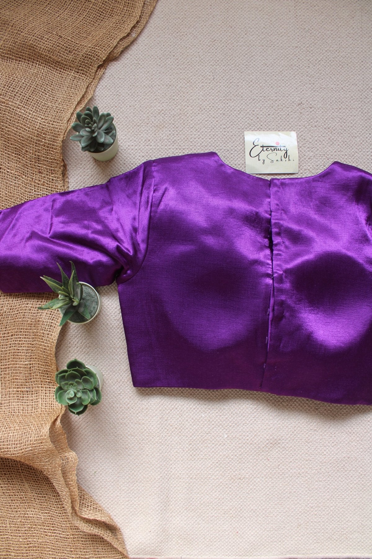 Purple Dhruv Tara Patch Blouse