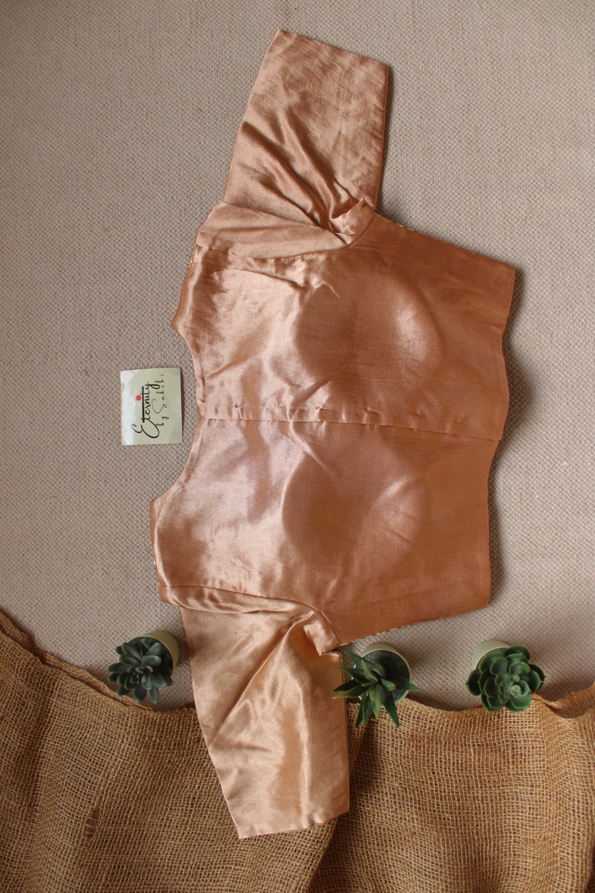 Beige Dhruv Tara Patch Blouse