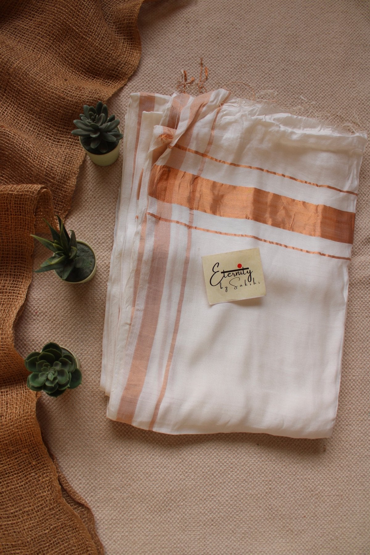 Shwet saree - Eternity by Sakshi