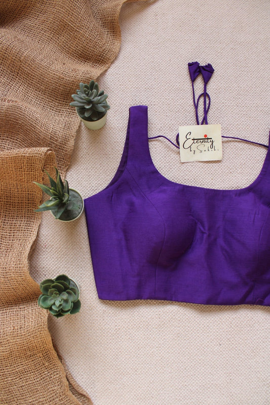 Purple Noorie Blouse - Eternity by Sakshi