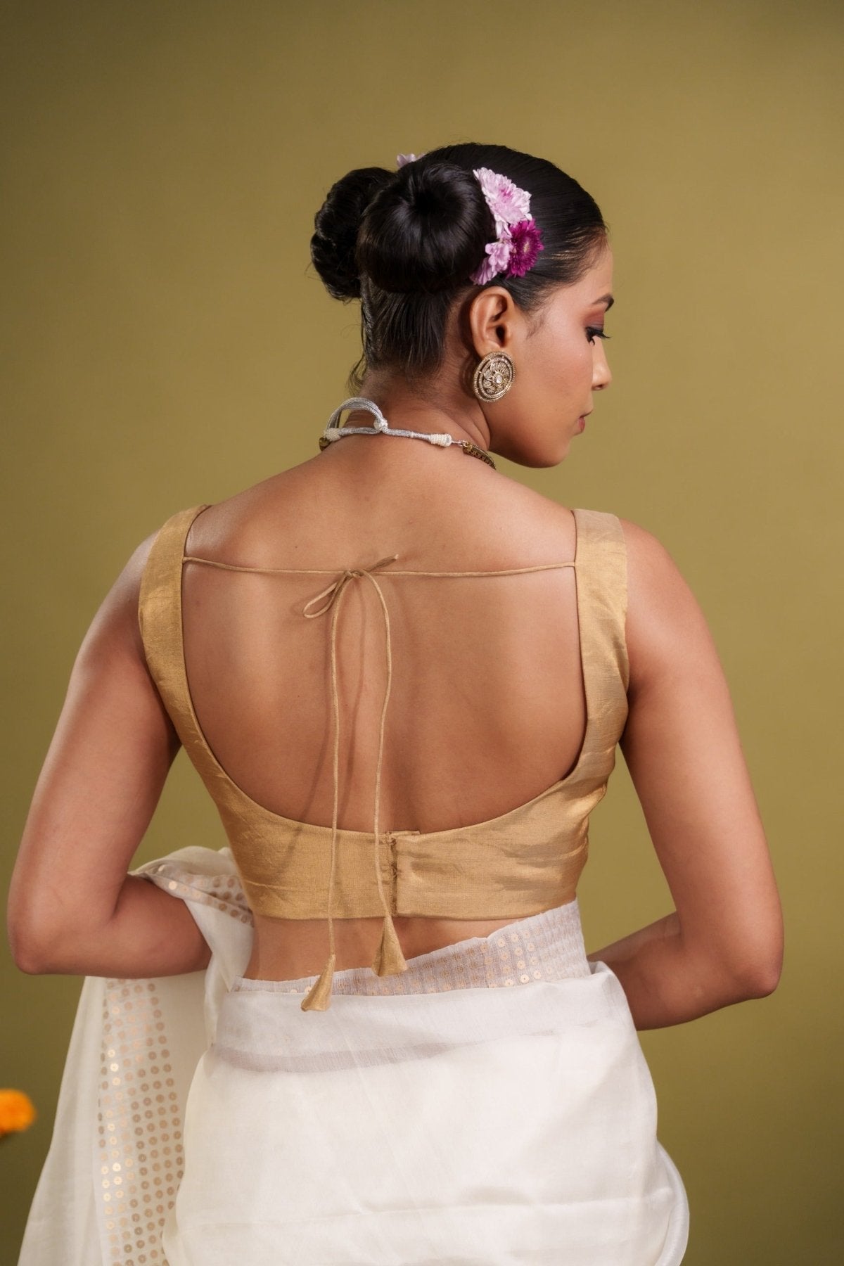 Gold Noorie Blouse - Eternity by Sakshi