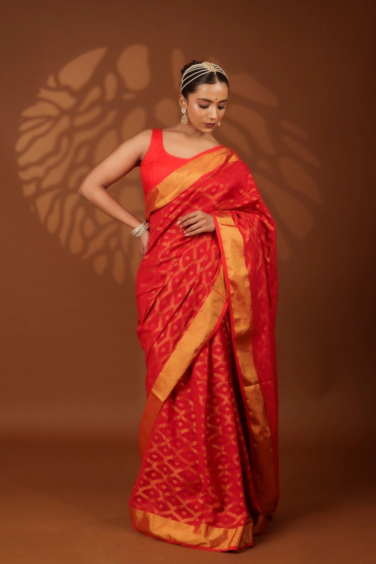 Red Embrace Saree - Eternity by Sakshi