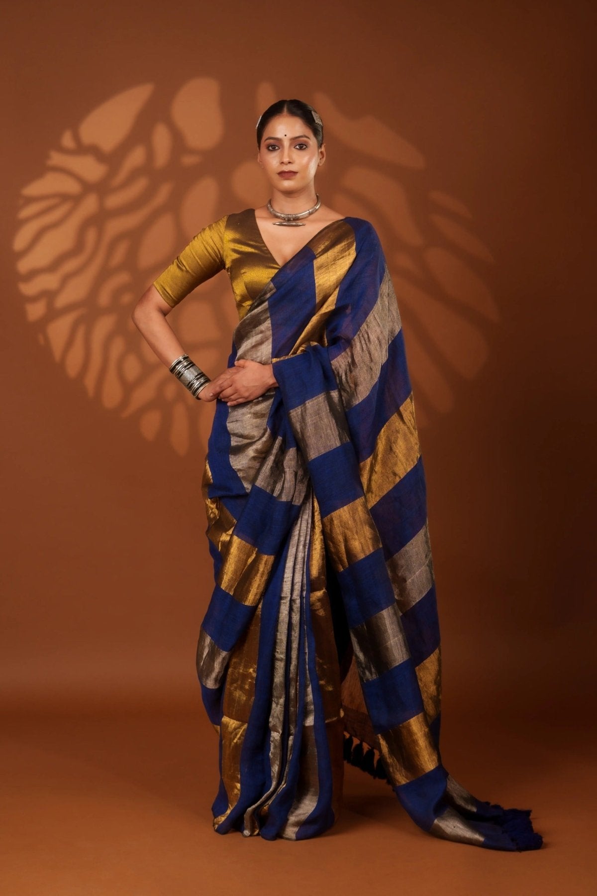 Nayana Blue Saree - Eternity by Sakshi
