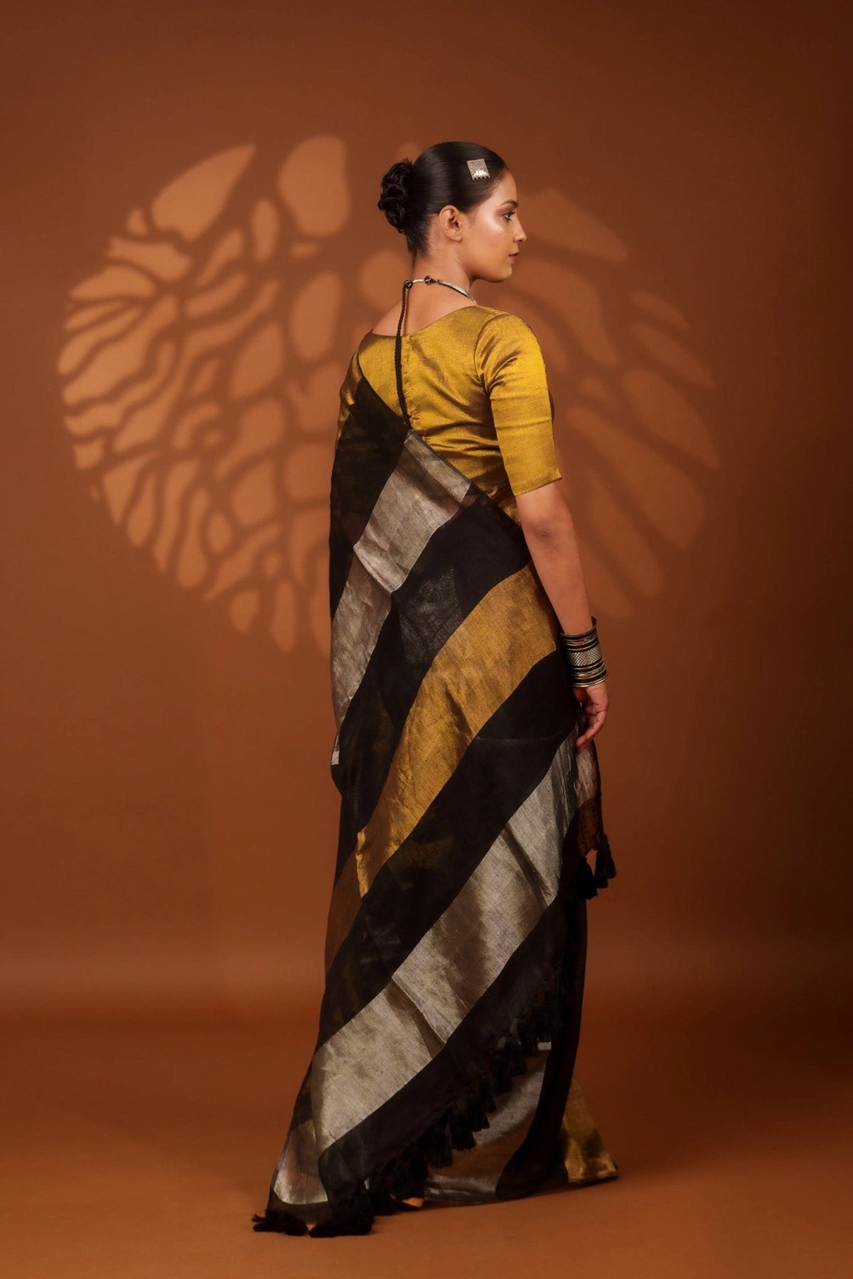 Nayana Black Saree - Eternity by Sakshi