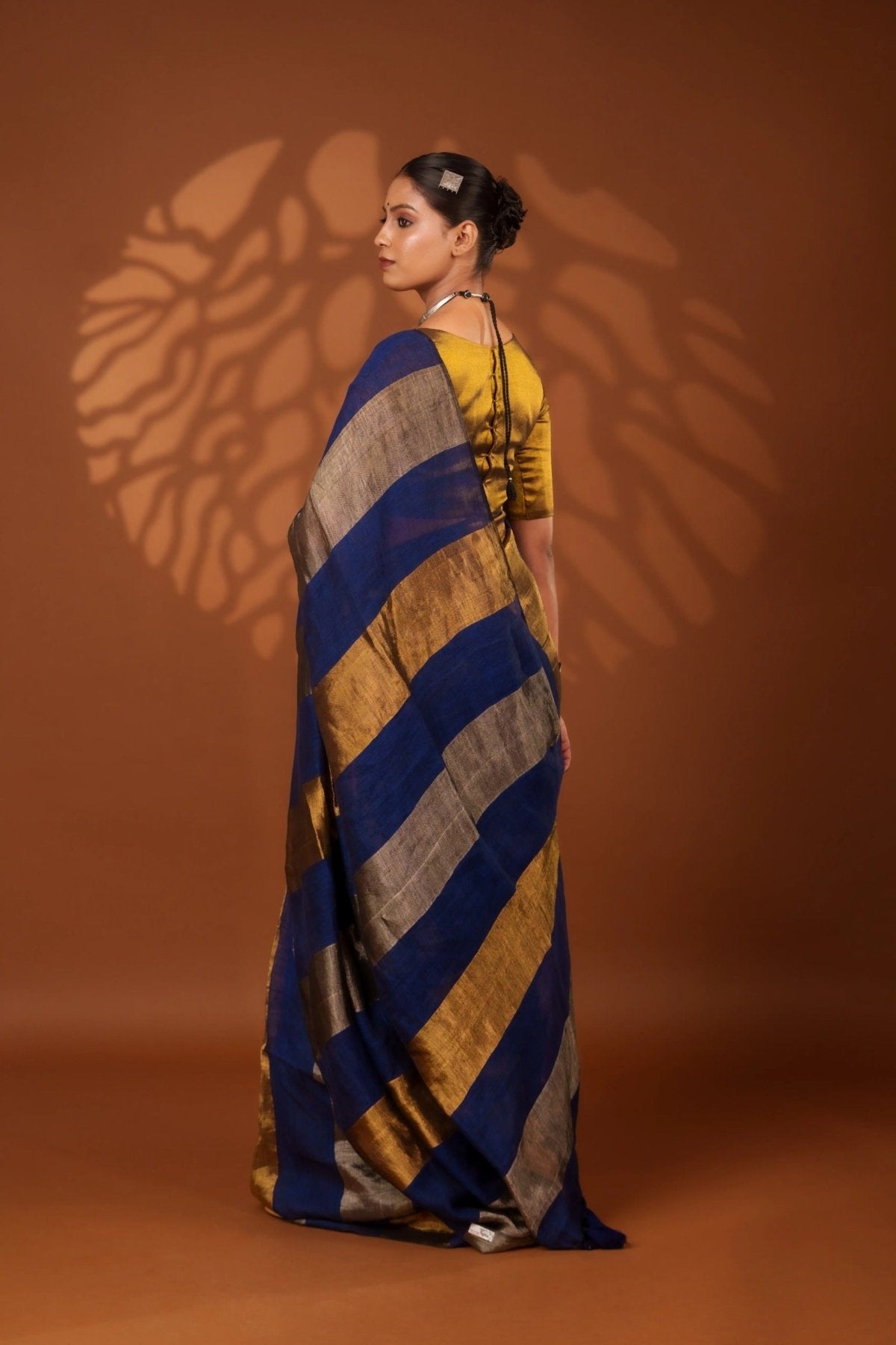 Nayana Blue Saree - Eternity by Sakshi