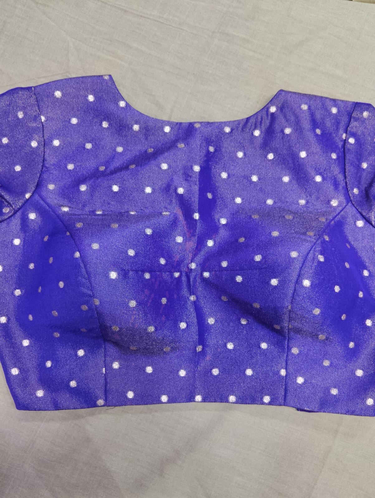 Tales of Tikki - Blue Garage Blouse - Eternity by Sakshi