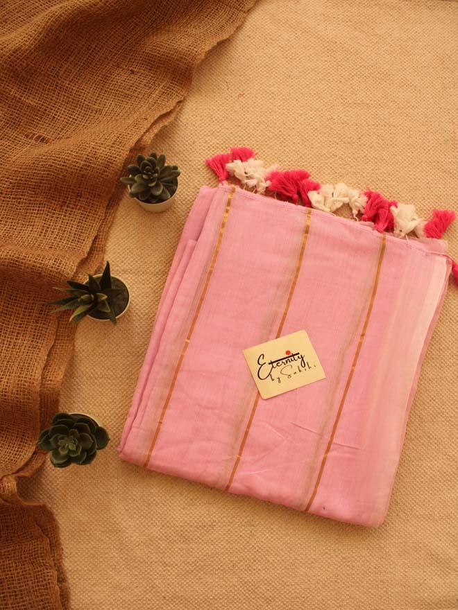 BABY PINK SUTI SAREE - Eternity by Sakshi