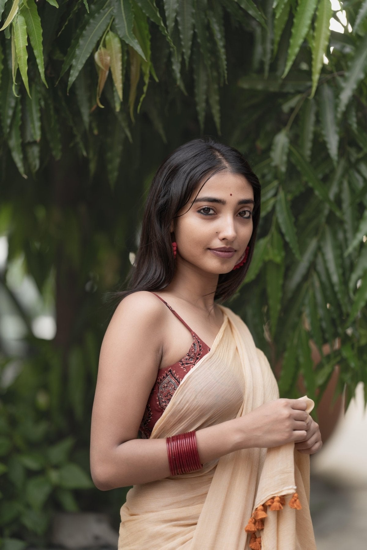 BADAM KULFI BREEZY SAREE - Eternity by Sakshi