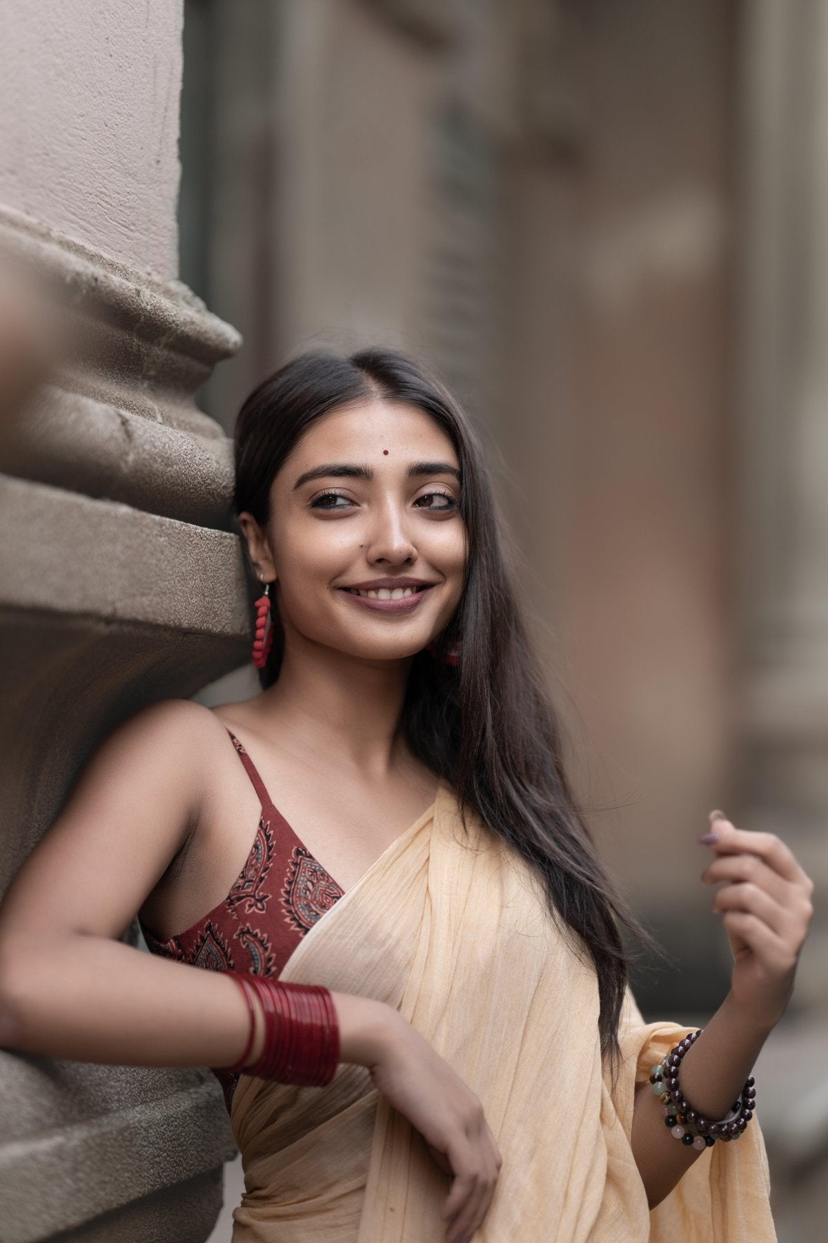 BADAM KULFI BREEZY SAREE - Eternity by Sakshi