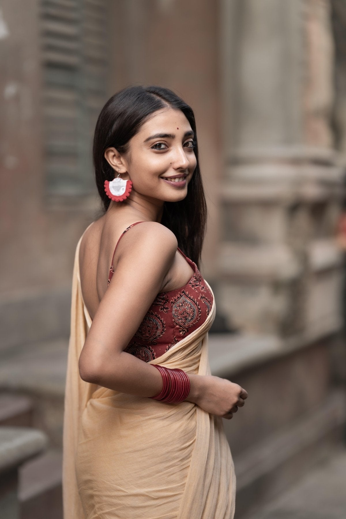 BADAM KULFI BREEZY SAREE - Eternity by Sakshi