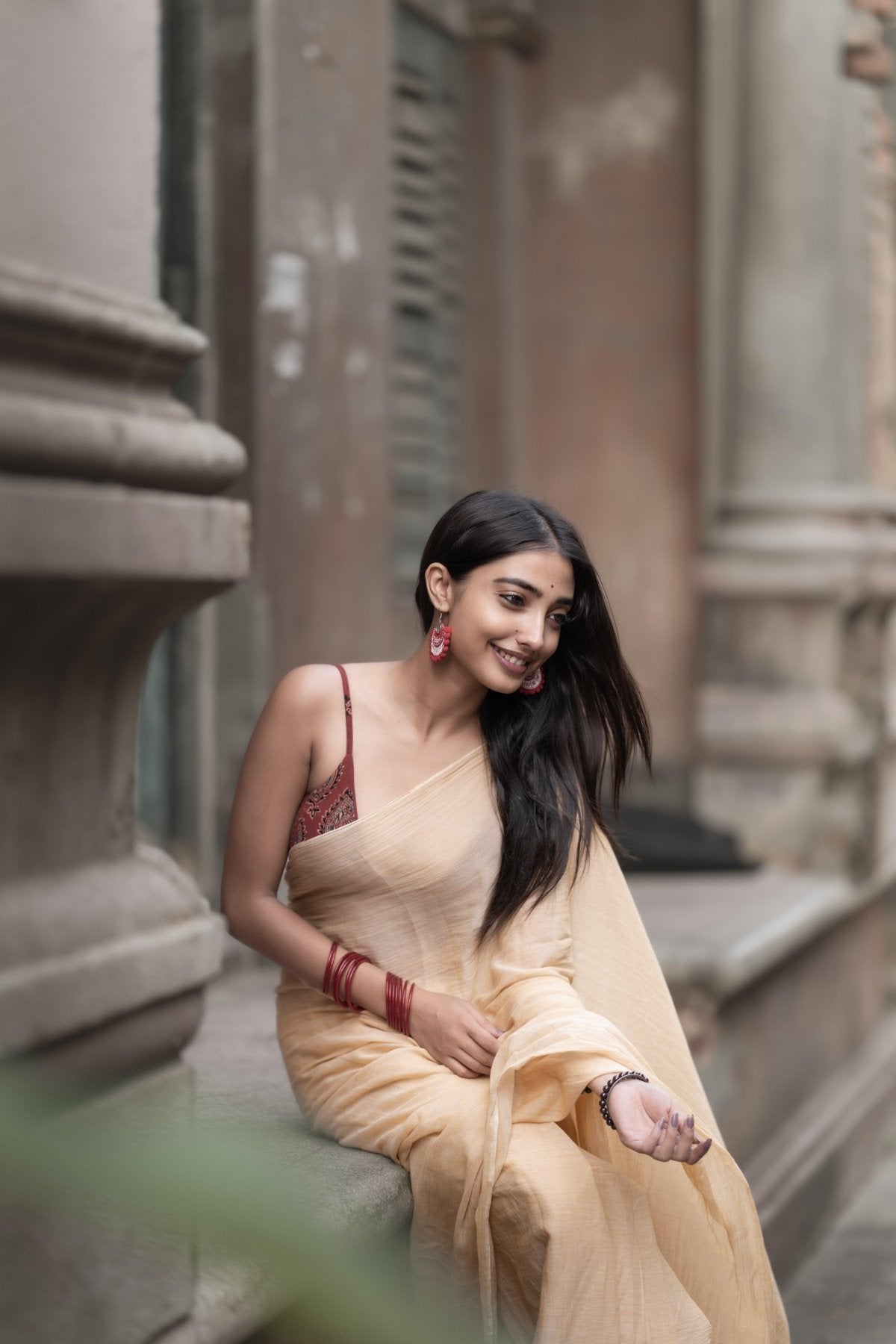 BADAM KULFI BREEZY SAREE - Eternity by Sakshi