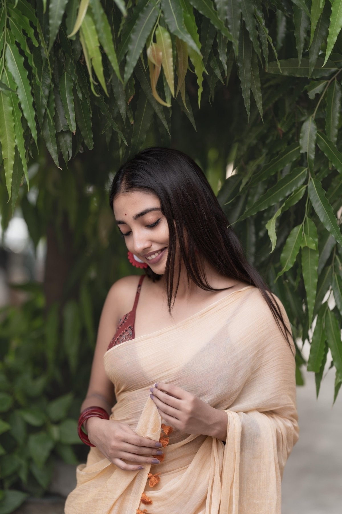 BADAM KULFI BREEZY SAREE - Eternity by Sakshi