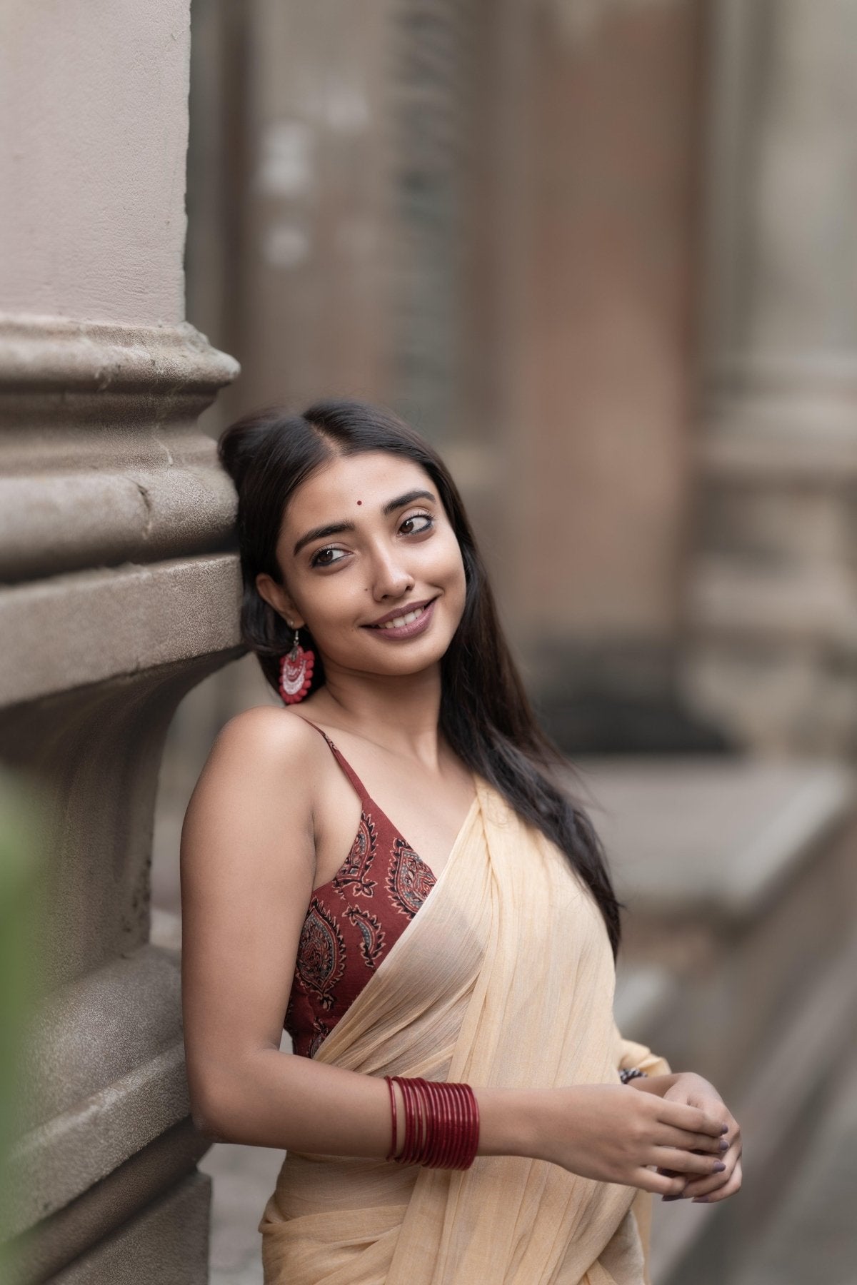 BADAM KULFI BREEZY SAREE - Eternity by Sakshi